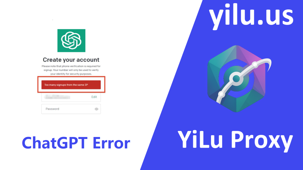 too many signup from the same IP in ChatGPT